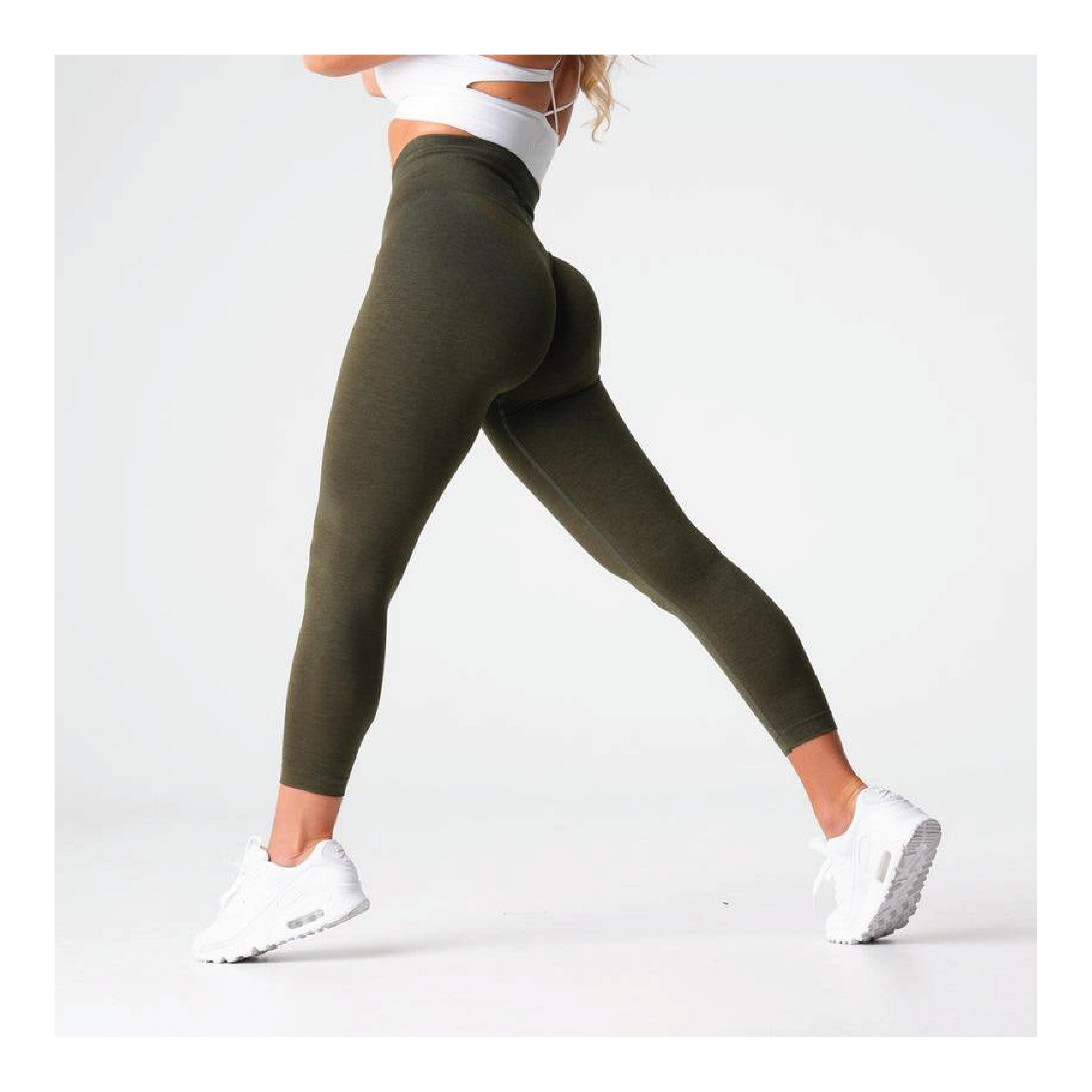 Lulu Design - Nude Gym Sport Fitness Pants Yoga Leggings for Women